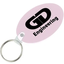 Oval Soft Keychain - Opaque