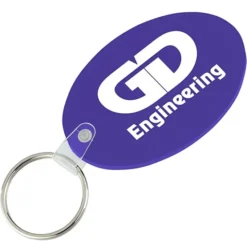 Oval Soft Keychain - Opaque