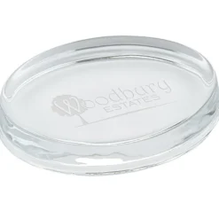 Oval Starfire Paperweight