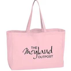 Oversized 10-oz Colorful Cotton Tote