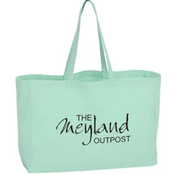 Oversized 10-oz Colorful Cotton Tote