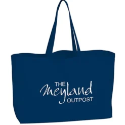 Oversized 10-oz Colorful Cotton Tote