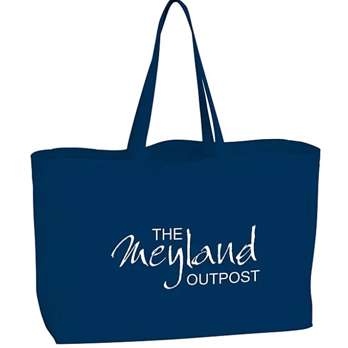 Oversized 10-oz Colorful Cotton Tote