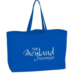 Oversized 10-oz Colorful Cotton Tote