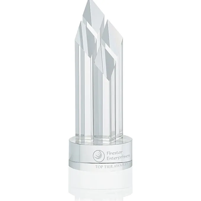 Overton Crystal Award - 12 inches