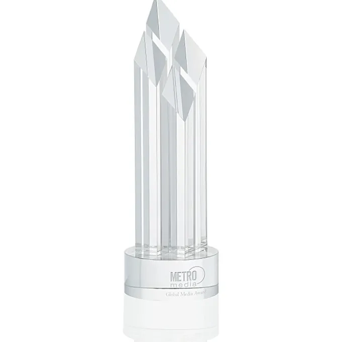 Overton Crystal Award - 14 inches