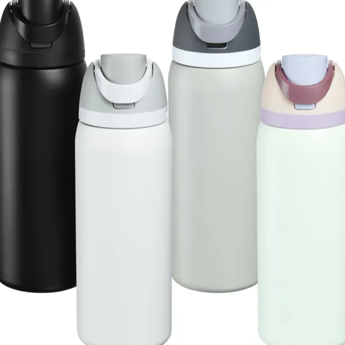 owala FreeSip Vacuum Bottle - 32 oz. - Laser Engraved