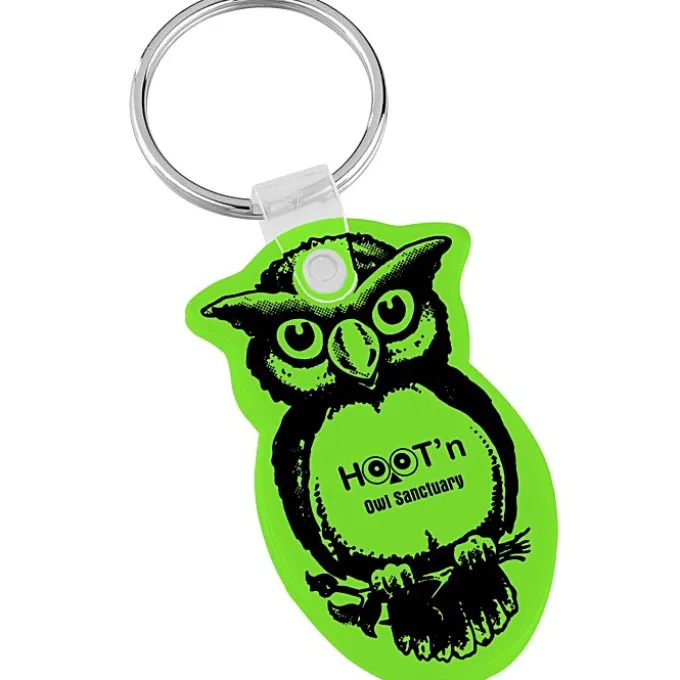 Owl Soft Keychain - Translucent