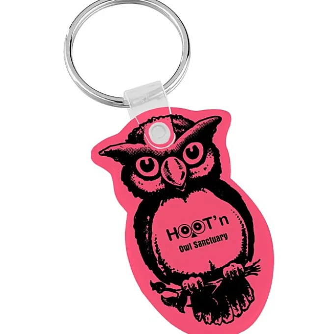 Owl Soft Keychain - Translucent