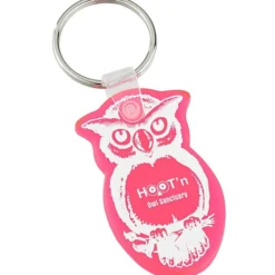 Owl Soft Keychain - Translucent