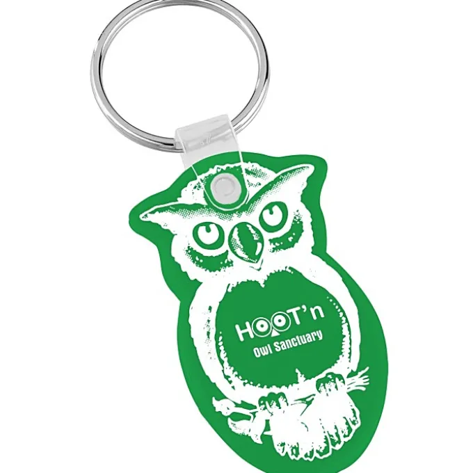Owl Soft Keychain - Translucent