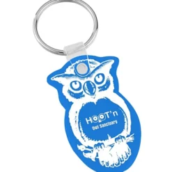 Owl Soft Keychain - Translucent