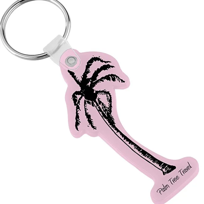 Palm Tree Soft Keychain - Opaque