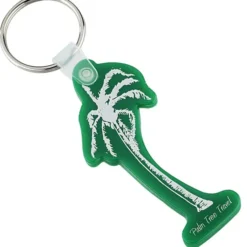 Palm Tree Soft Keychain - Opaque