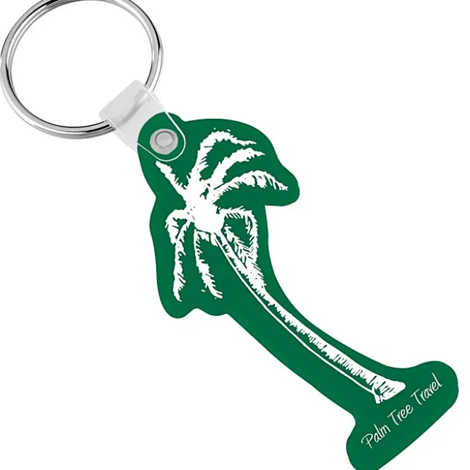 Palm Tree Soft Keychain - Opaque