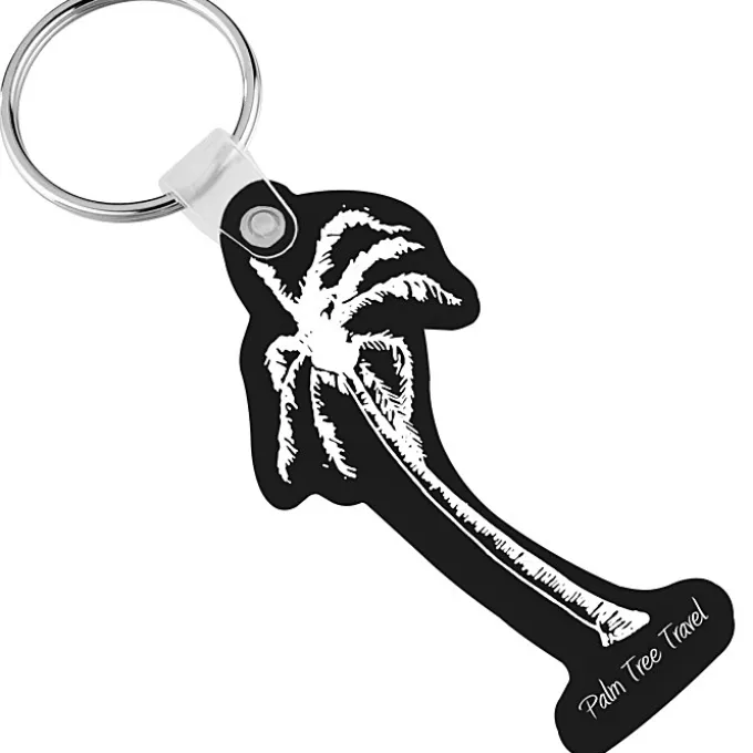 Palm Tree Soft Keychain - Opaque