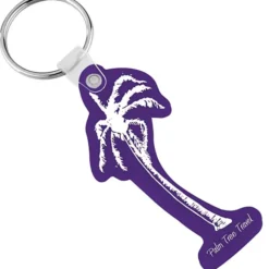Palm Tree Soft Keychain - Opaque