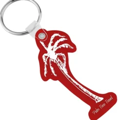 Palm Tree Soft Keychain - Opaque