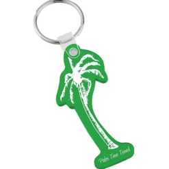 Palm Tree Soft Keychain - Translucent