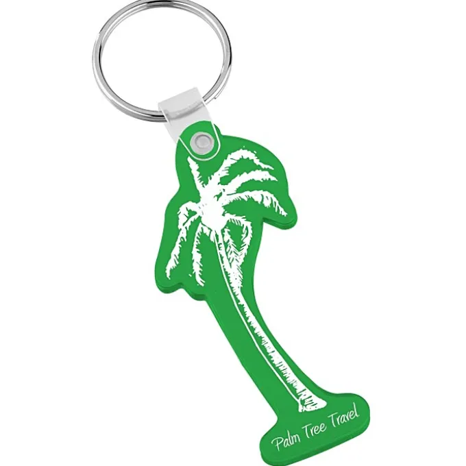 Palm Tree Soft Keychain - Translucent