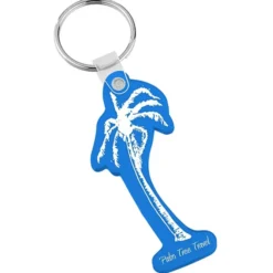 Palm Tree Soft Keychain - Translucent