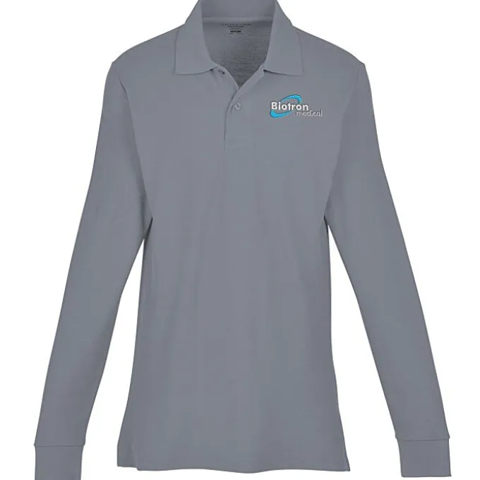 Palo Cotton Pique Long Sleeve Polo - Men's