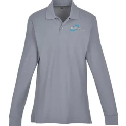 Palo Cotton Pique Long Sleeve Polo - Men's