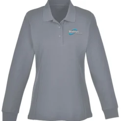 Palo Cotton Pique Long Sleeve Polo - Ladies' - 24 hr