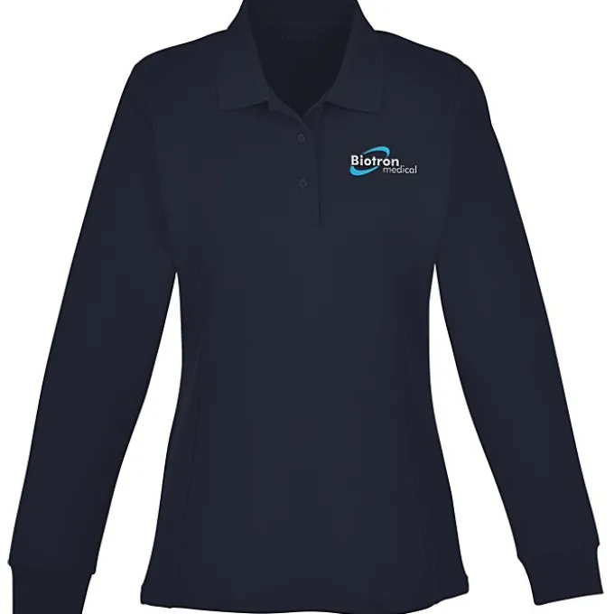 Palo Cotton Pique Long Sleeve Polo - Ladies' - 24 hr