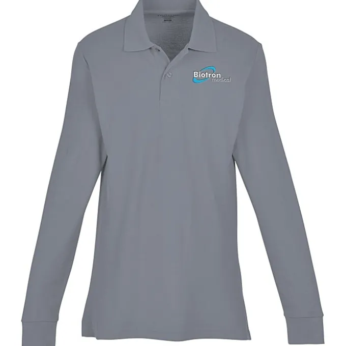 Palo Cotton Pique Long Sleeve Polo - Men's - 24 hr