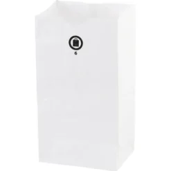 Paper Lunch Sack - White