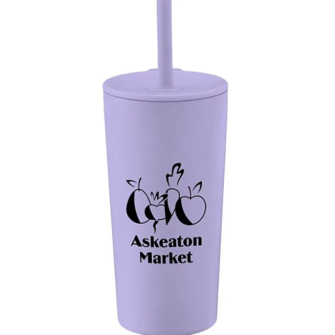 Parade Vacuum Tumbler with Straw - 20 oz. - 24 hr