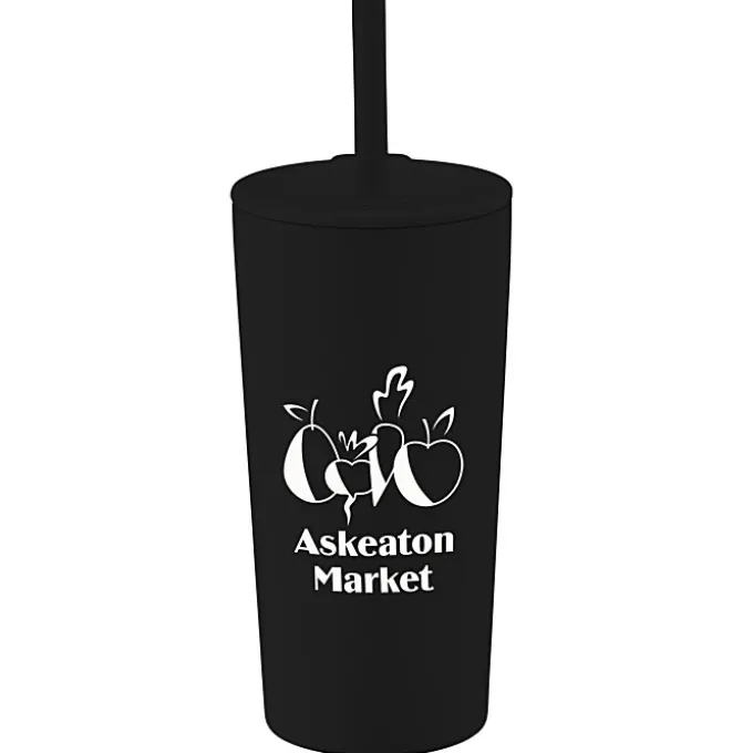 Parade Vacuum Tumbler with Straw - 20 oz. - 24 hr