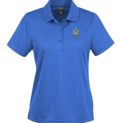 Paseo Dot Stripe Jacquard Polo - Ladies'