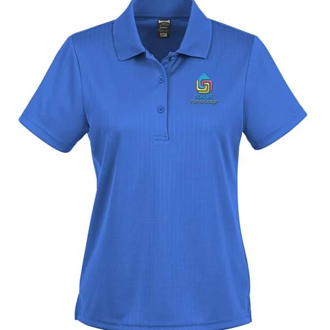 Paseo Dot Stripe Jacquard Polo - Ladies'