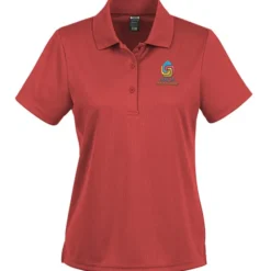 Paseo Dot Stripe Jacquard Polo - Ladies'