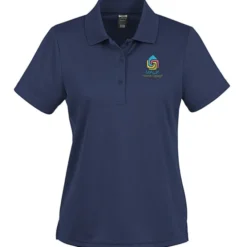 Paseo Dot Stripe Jacquard Polo - Ladies'