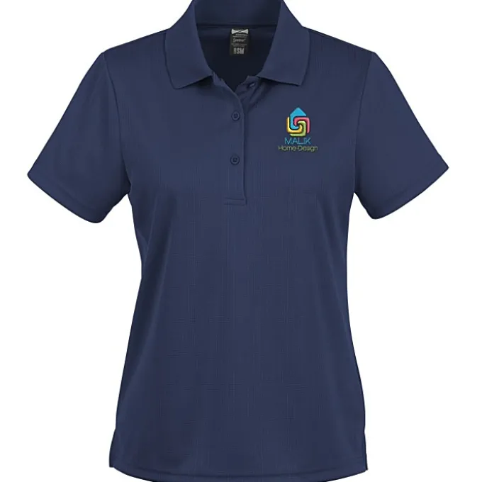 Paseo Dot Stripe Jacquard Polo - Ladies'