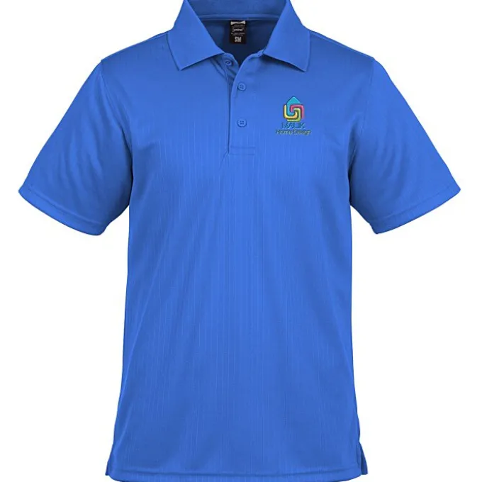 Paseo Dot Stripe Jacquard Polo - Men's
