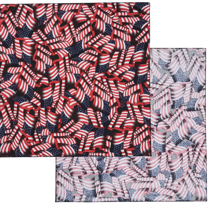Patriotic Bandana - 22 inches x 22 inches