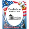 Patriotic Picture Frame Magnet