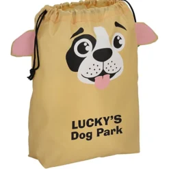 Paws and Claws Drawstring Gift Bag - Puppy