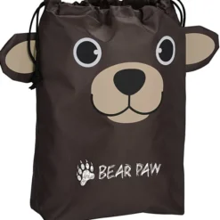Paws and Claws Drawstring Gift Bag - Bear