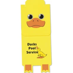 Paws and Claws Magnetic Bookmark - Duck