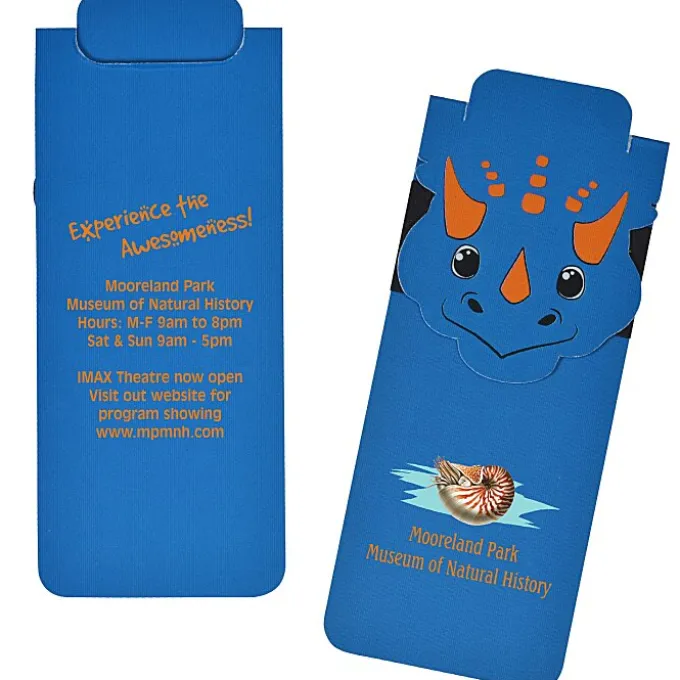 Paws and Claws Magnetic Bookmark - Triceratops