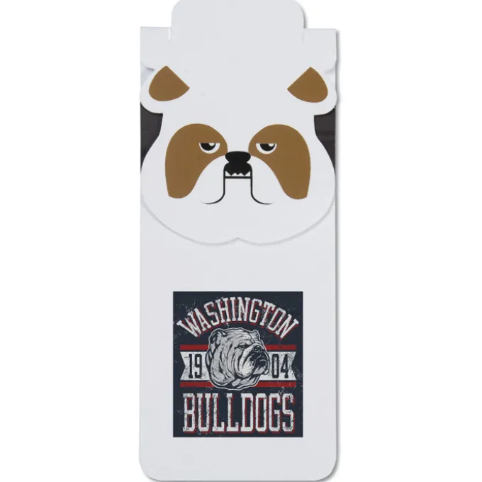 Paws and Claws Magnetic Bookmark - Bulldog