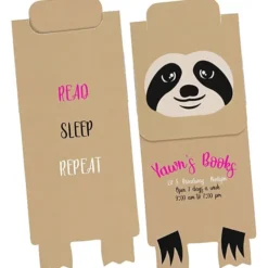 Paws and Claws Magnetic Bookmark - Sloth