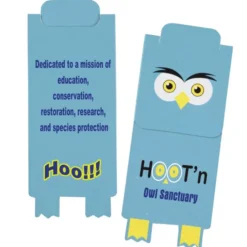Paws and Claws Magnetic Bookmark - Owl