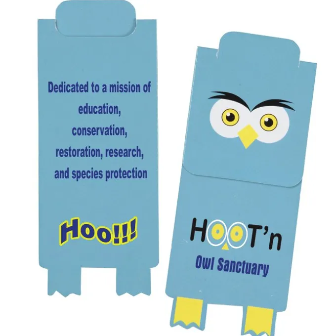 Paws and Claws Magnetic Bookmark - Owl