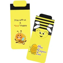 Paws and Claws Magnetic Bookmark - Bee